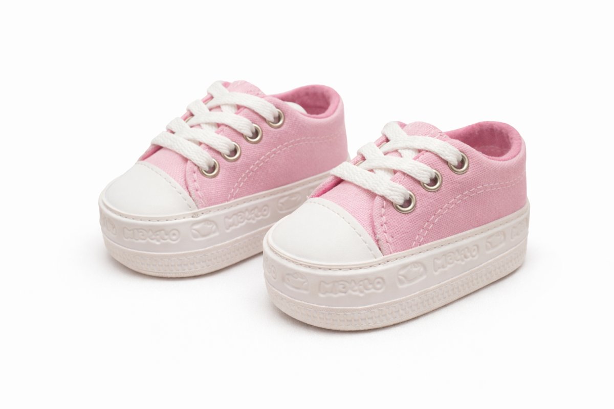 Zapatilla Lona Con Base Cordones Lisa