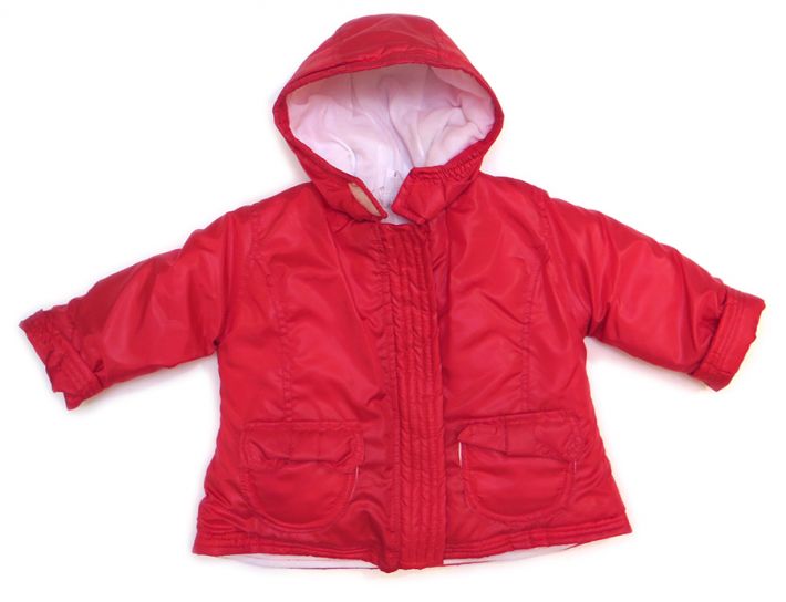 Campera con Capucha de Microfibra y Wata