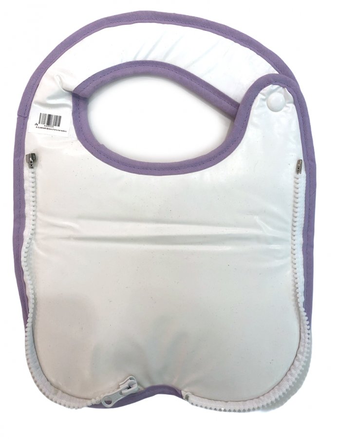 Babero Floreado Convertible En Portamamaderas