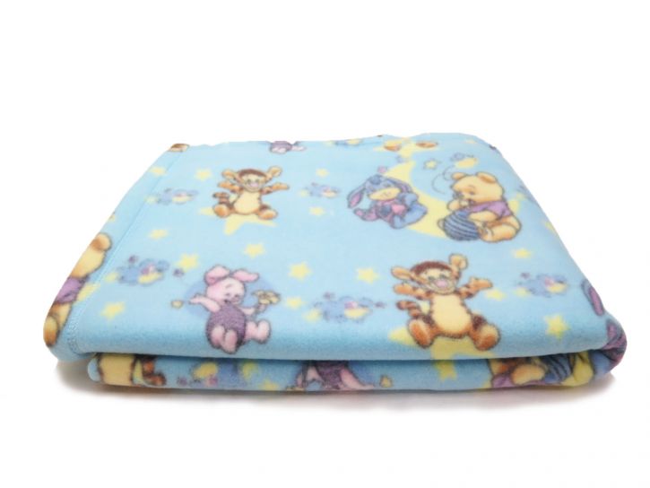 Frazada Polar de Cuna Funcional Estampada Winnie The Pooh