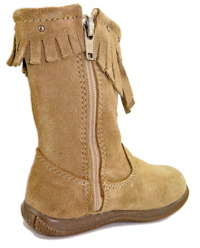 Bota Gamuza con flecos Alina