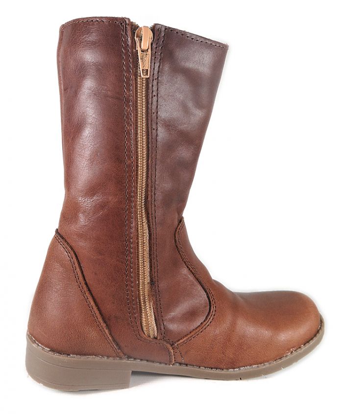 Titanitos Bota de montar con flecos cuero Erin