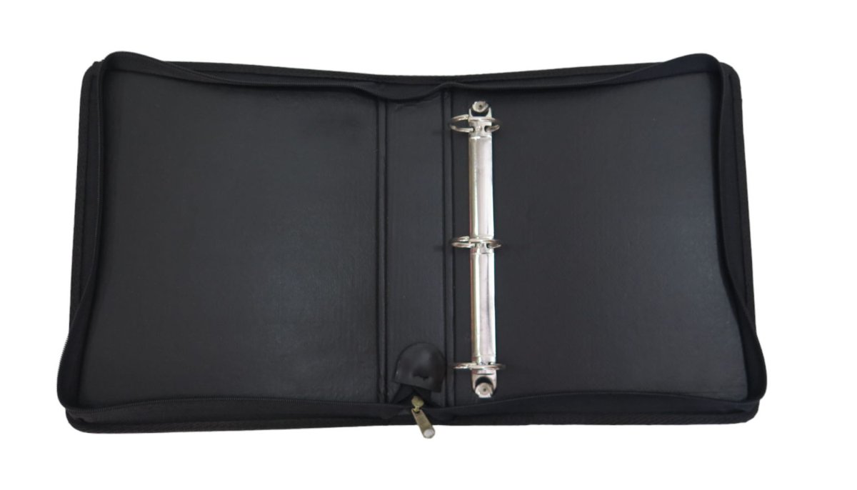 Carpeta N° 3 Forrada En Tela Con Cierre 3 Ganchos- Bordado Vaquita de San Antonio