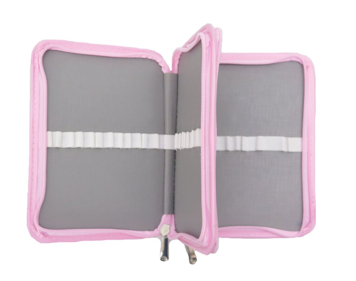 Cartuchera 2 pisos Estampado Circulos de Colores PVC