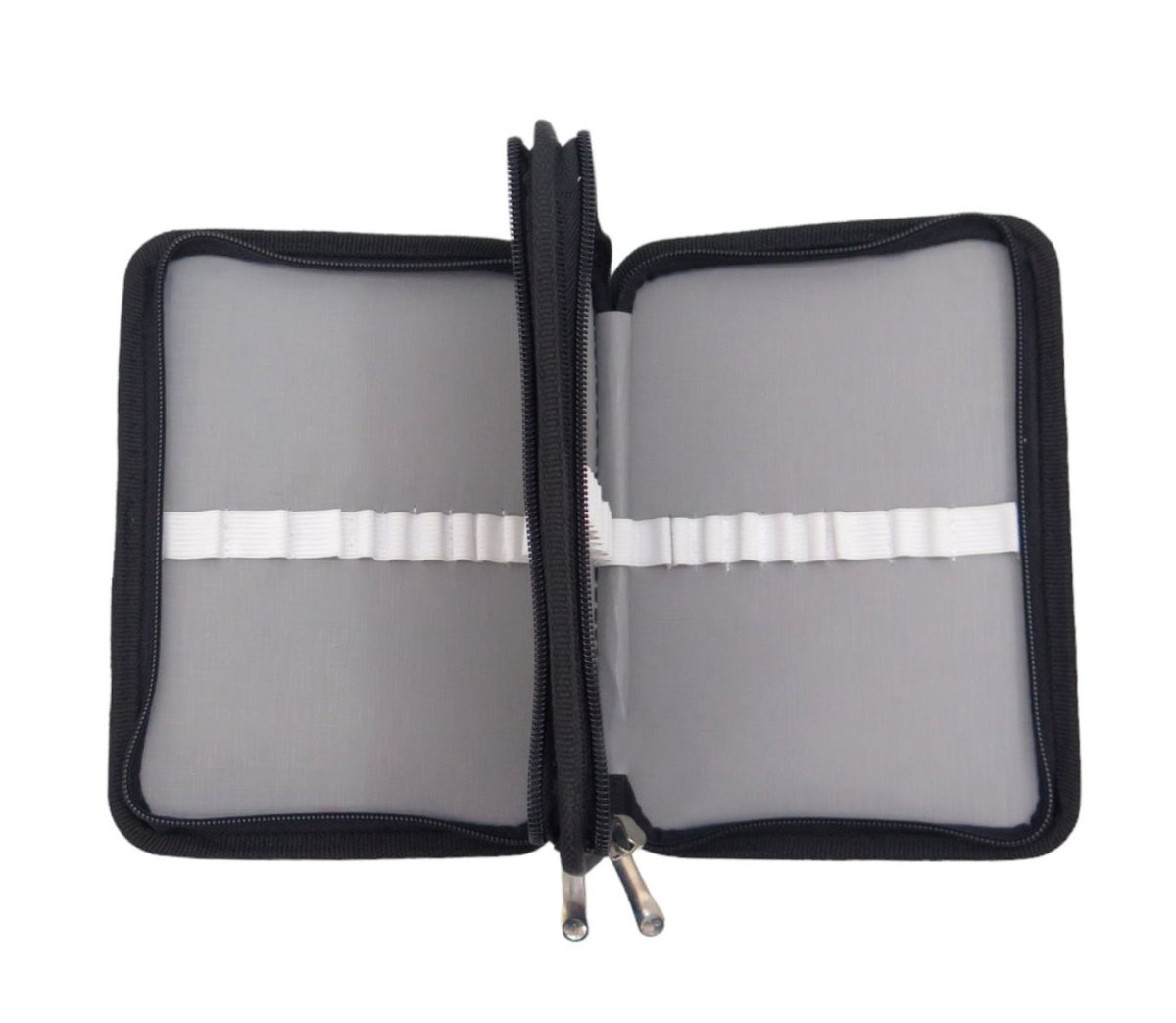 Cartuchera 2 pisos  de Tela Estampado Circulos