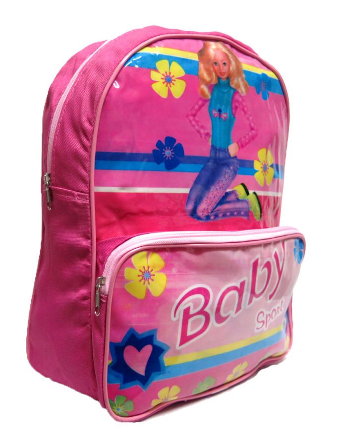 Mochila de Espalda Baby Sport 1 bolsillo frente vinilico mediana