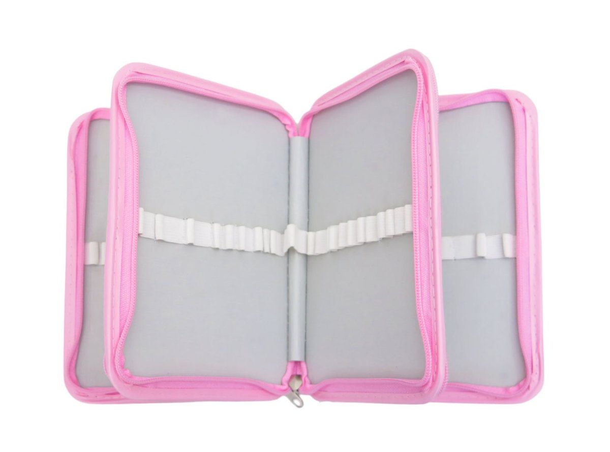 Cartuchera 3 pisos Ositos Cariñosos Rosa