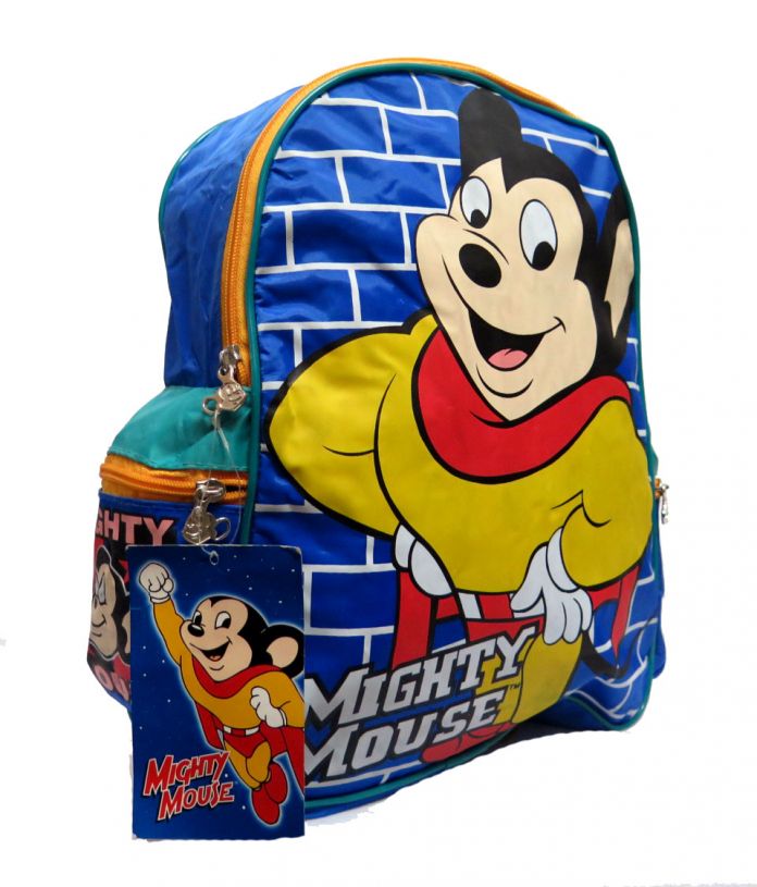 Mochila Mighty Mouse Mediana Fondo de ladrillos
