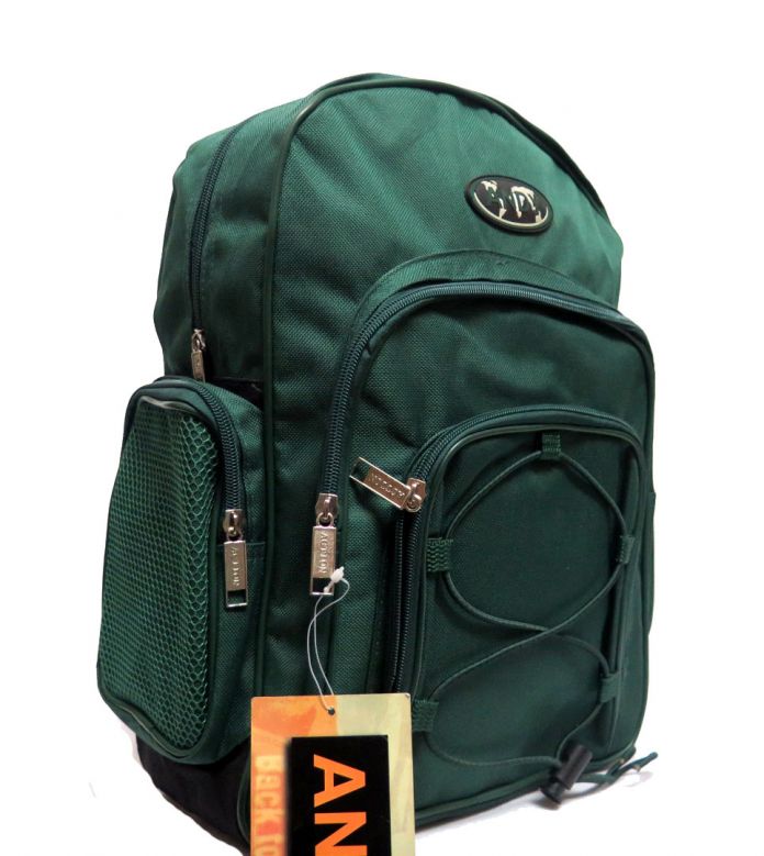 Mochila Andy espalda lisa con elastico zigzag