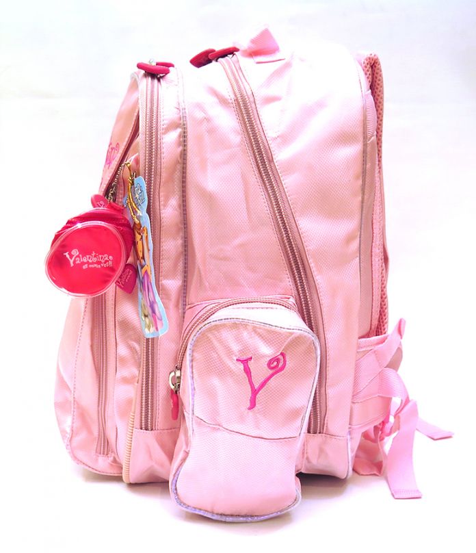 Mochila Espalda Lisa con Bordado Valentina