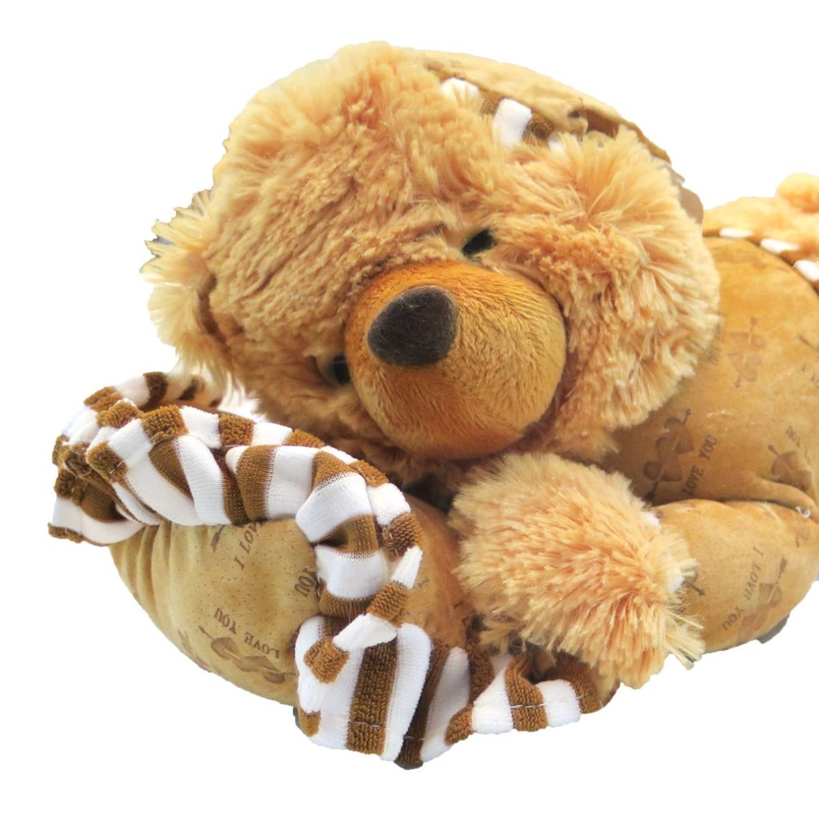 Peluche de Oso Acostado con Almohada sin sonido