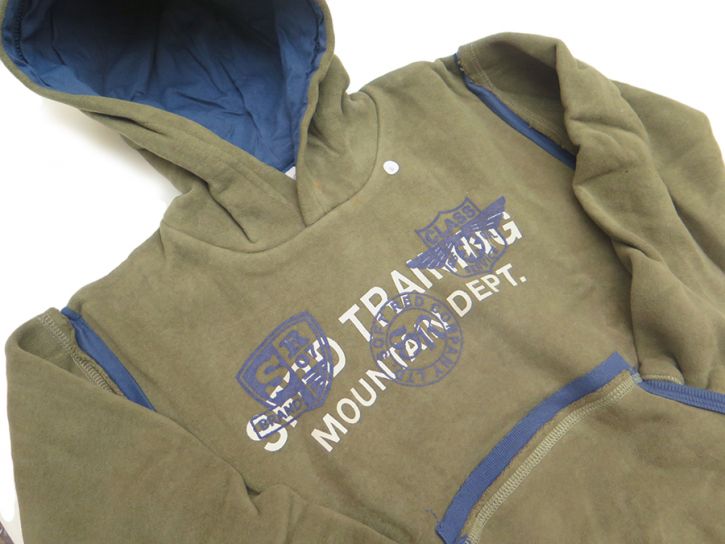 Buzo Frizado soft Estampado con Capucha forrada