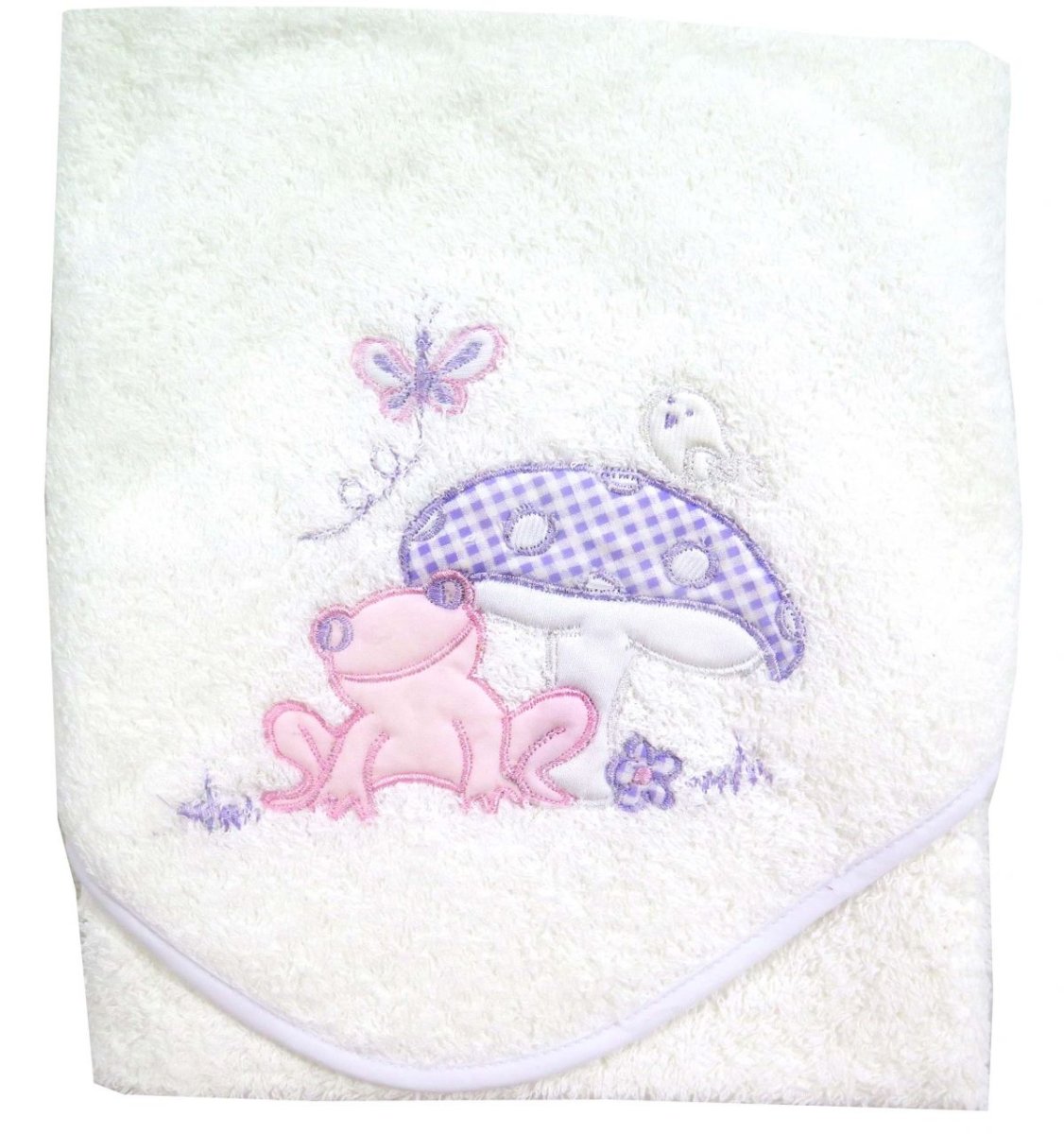 Toallon Con Capucha Bordada - En Caja