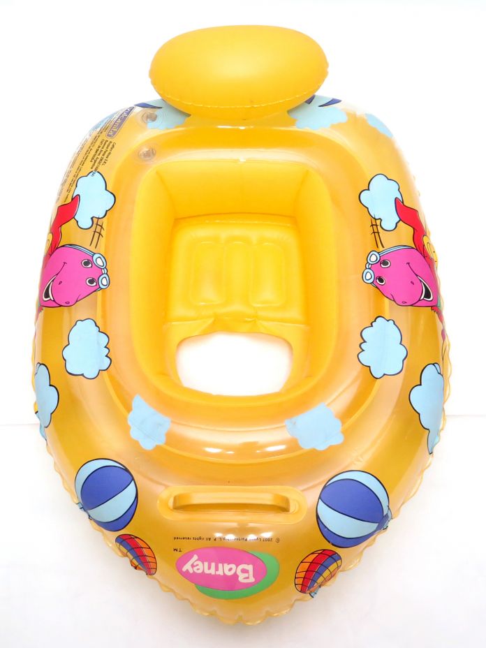BABY BOTE Inflable Boat Botecito DECORADO . Barney