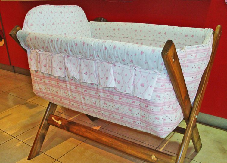 Catre de Dormir Rosa liberty y rayado