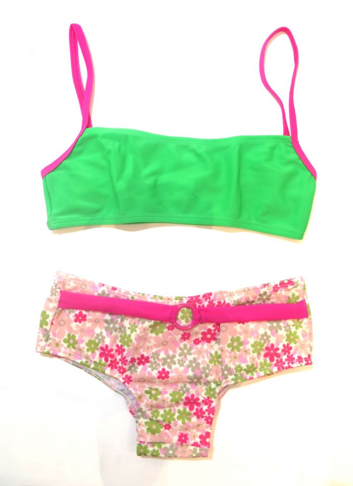 Malla 2 piezas baño estampada ANTICLORO