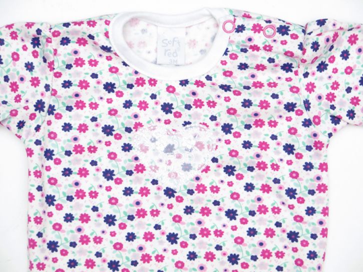 Body Interlock Liberty Floreado En Caja