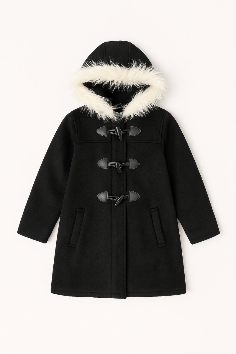 Montgomery De Paño Con Capucha