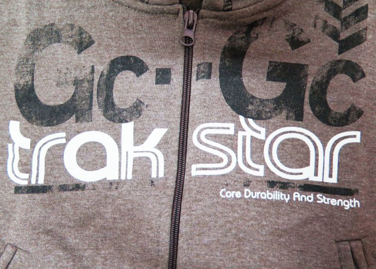 Campera de Friza con Capucha Estampada