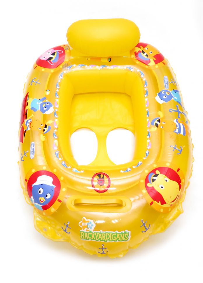 Baby Boat Inflable Grande Con Manija Backyardigans - 2 a 4 Años