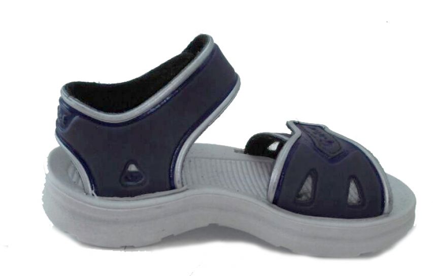 Sandalias de Goma con Doble Velcro