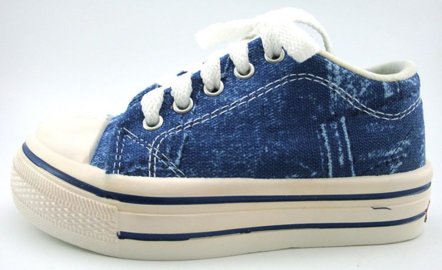 Zapatilla Medio Basket Lona Cordon Base Alta