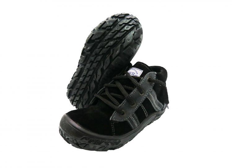 Zapatilla Media Bota  de Gamuza con Cordon Varon Ruta