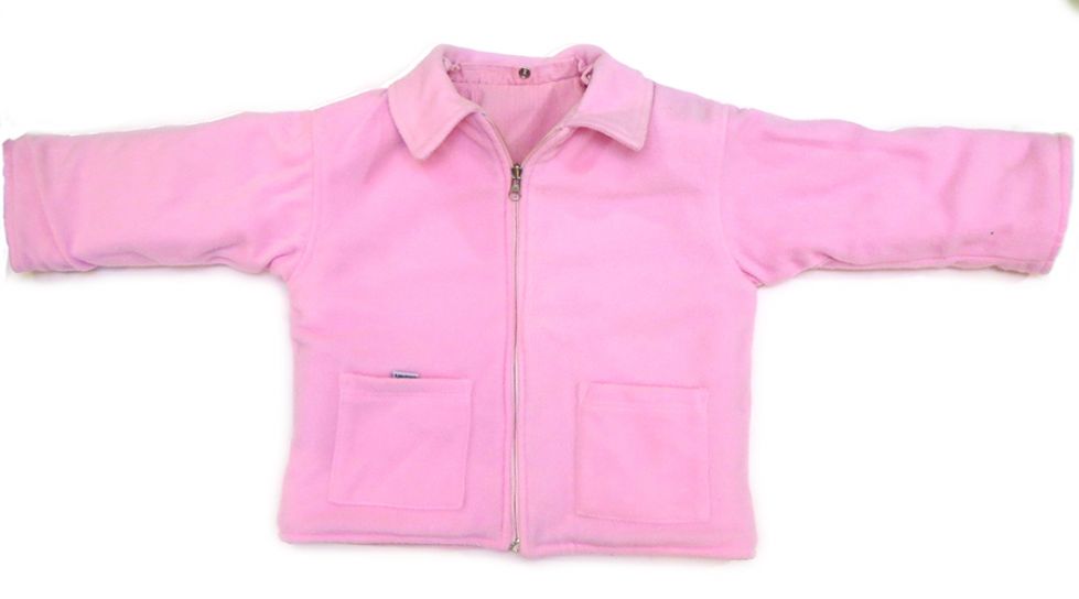 Campera Childrens Polar de un lado Corderoy del otro Reversible - Capucha Desmontable