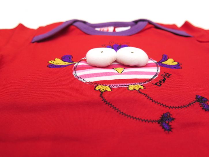 Body manga larga PAJARAPIA