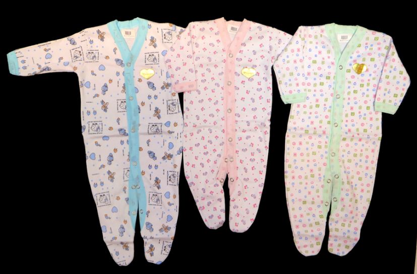 Enterito Varon y Nena Manga Larga / Pierna larga - Estampado - Con Pie