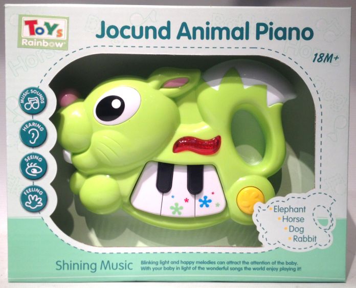 jocund Animal Piano Perro con Luces y Sonidos con Luces y Sonidos Tecladito