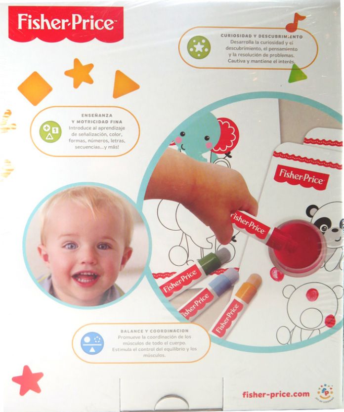 Fisher Price BABY FINGER PAINT - Kit para dibujar con las manos