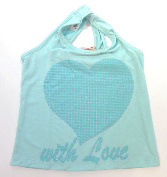 Remera Musculosa Con Brillo With Love