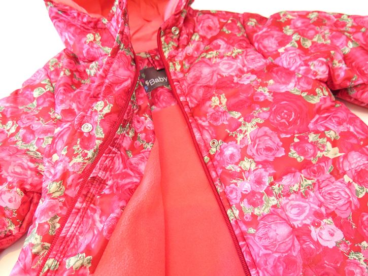 campera de nena estampada con flores