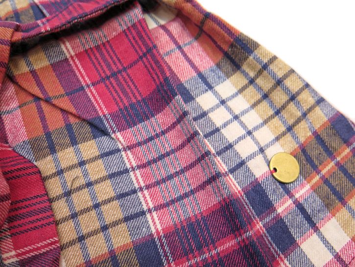 Camisa Camisola de Nena Manga Larga Viyela Escocesa