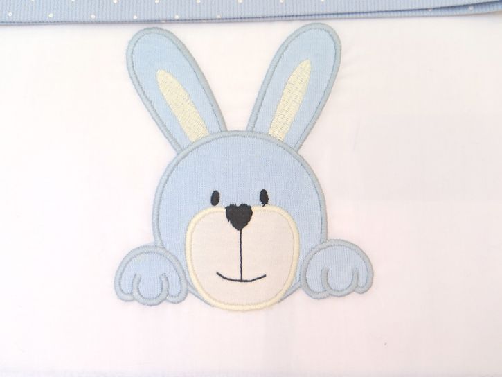 Sabana Cuna Funcional Bordada 3 Piezas