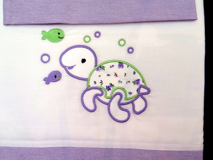 Sabana Cuna Funcional Bordada 3 Piezas