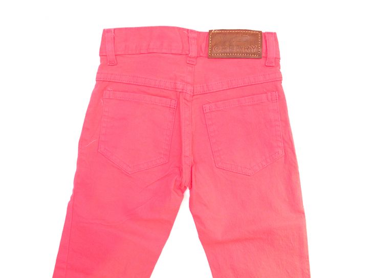 Pantalon gabardina chupin elastizado nena