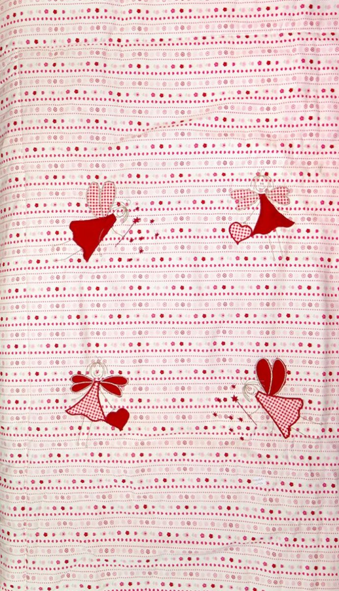 Acolchado C/ Chichonera Cuna Pique Reversible Bordado