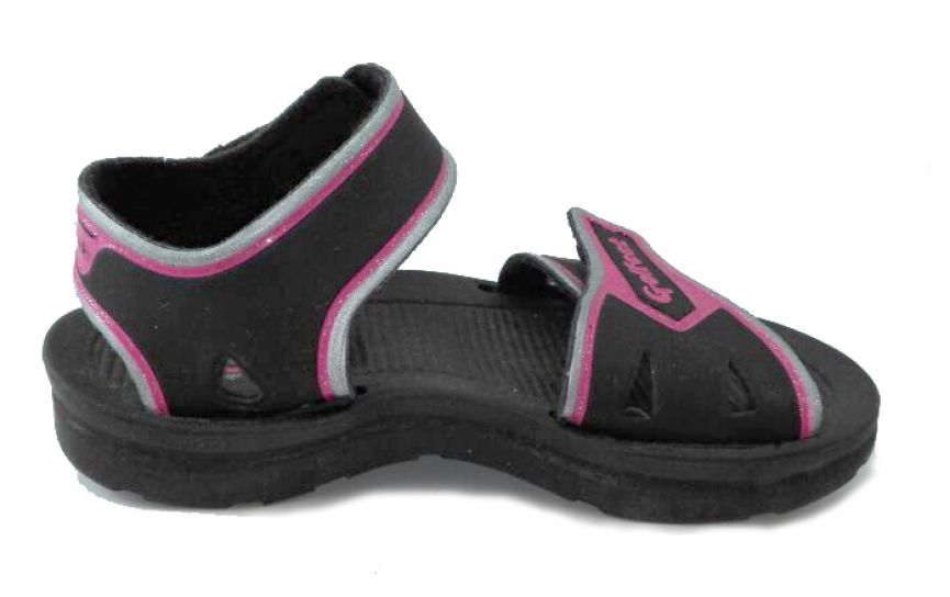 Sandalias de Goma con Doble Velcro