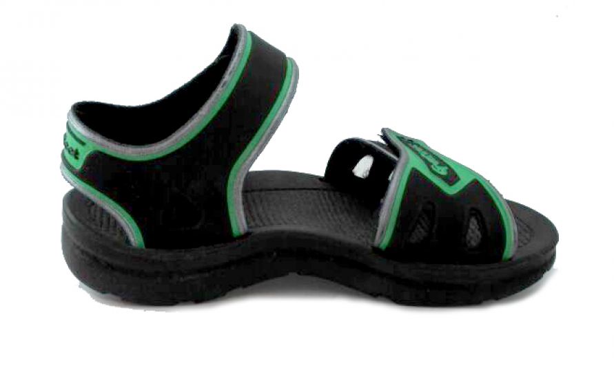 Sandalias de Goma con Doble Velcro