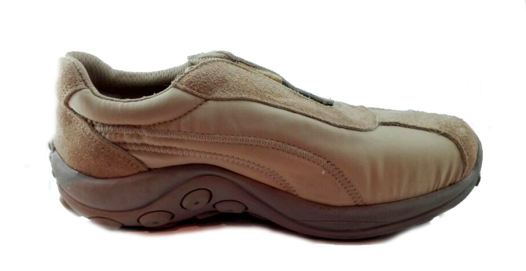 Zapatilla Con Elastico Gamuza y Tela