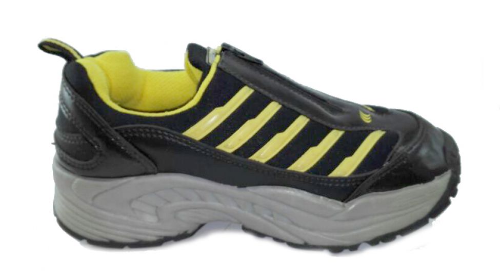 Zapatillas Con Cierre y Rayas Laterales