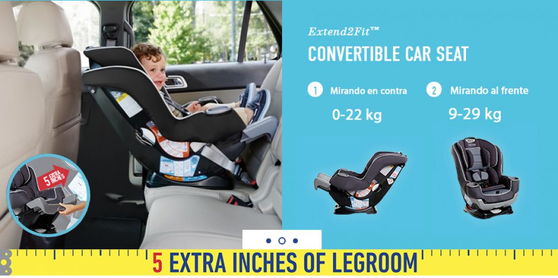 Butaca Extend2Fit - 0 A 30kg. Con Bandeja Retractil