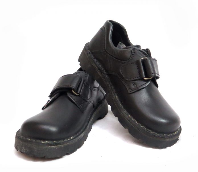 Zapato Colegial Mango Con Velcro OUTLET