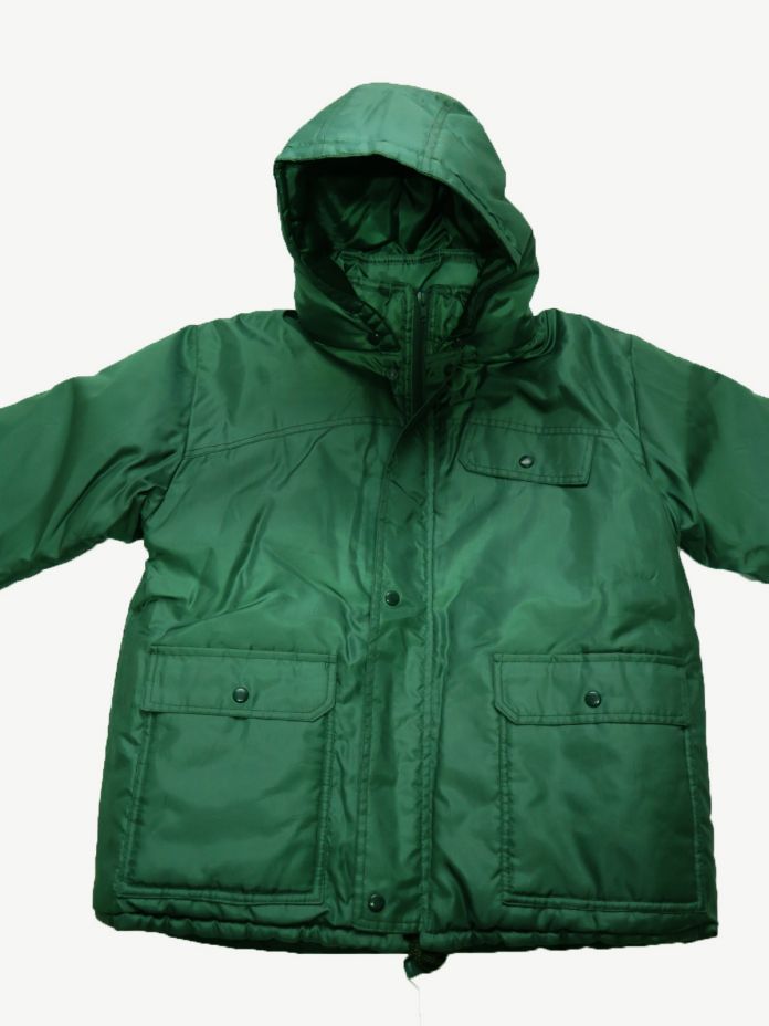 Campera Colegial Con Wata Bolsillos Con Broche