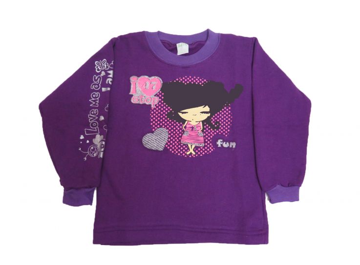 Buzo de Algodon Frizado Estampado NenaI 47 Stop