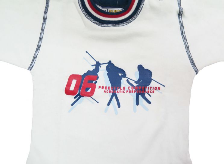 Buzo de Algodon Frizado Estampado Sky