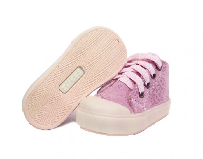 Bota de Gamuza Estampado con Brillo