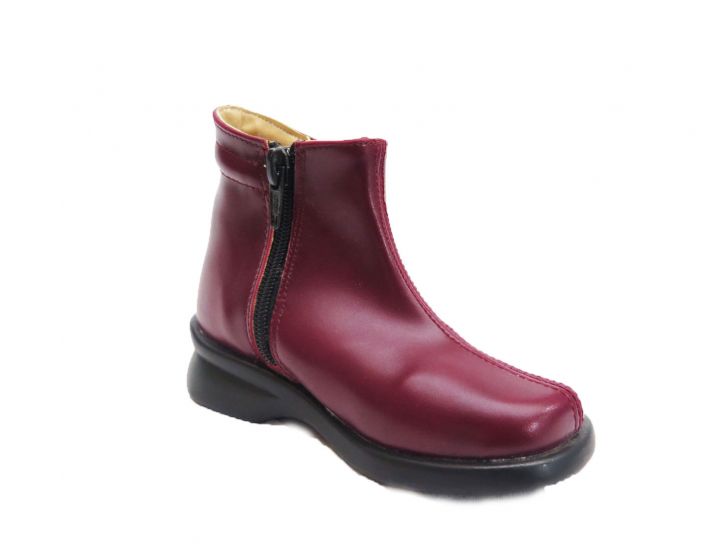 Botineta Cierre Bota Botita Cuerina